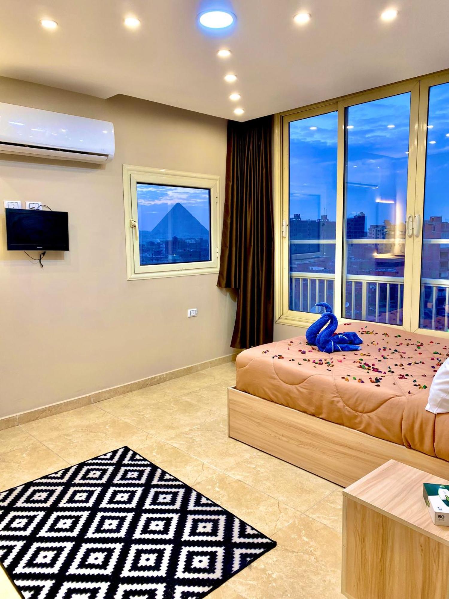 Horus Horizon Inn Pyramids View Kafret el-Gabal Exterior foto