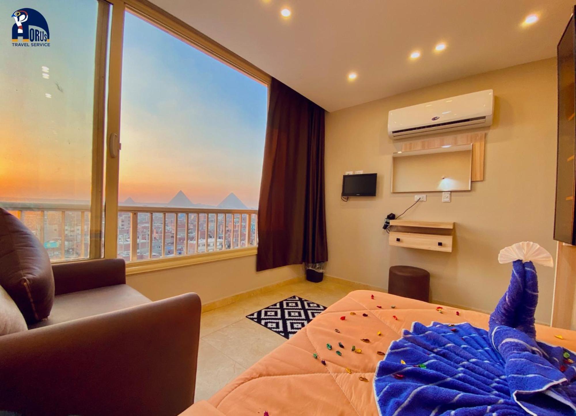 Horus Horizon Inn Pyramids View Kafret el-Gabal Exterior foto