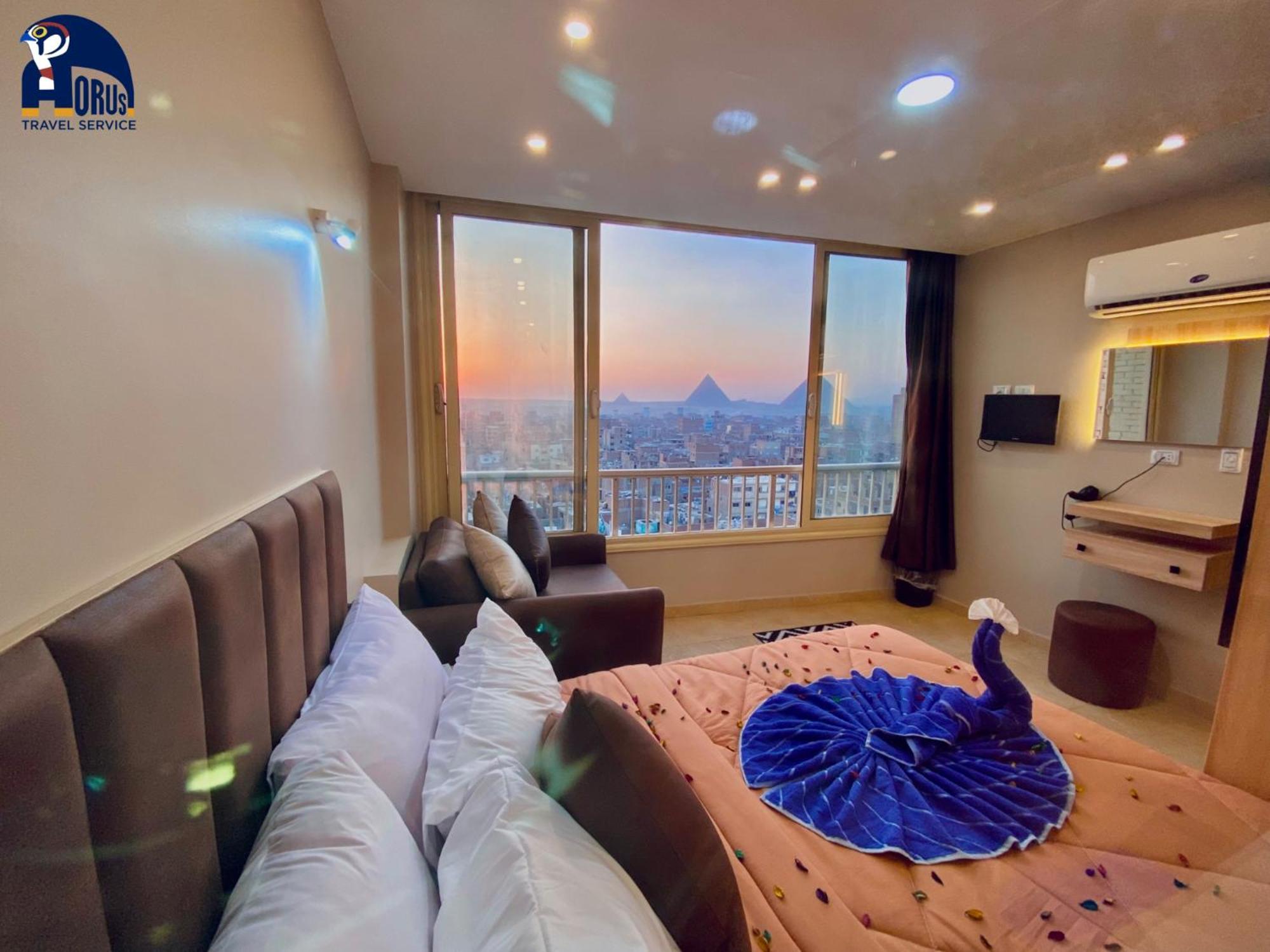 Horus Horizon Inn Pyramids View Kafret el-Gabal Exterior foto
